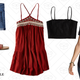 Super Hi-Rise Shortie, $27 | Ankle Strap Sandal, $26 | Embroidered Boho Shift Dress, $37 | Eyelet Bralette, $15 | Graphic Jegging T-Shirt, $15